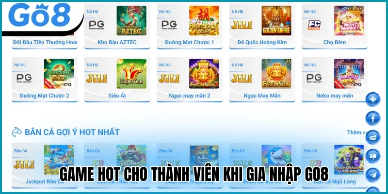 đăng nhập go8 game hot